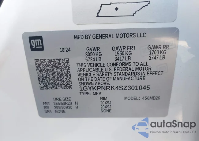 1GYKPNRK4SZ301045: 41857876