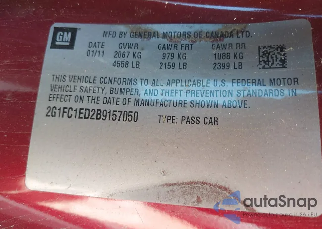 2G1FC1ED2B9157050: 41860524