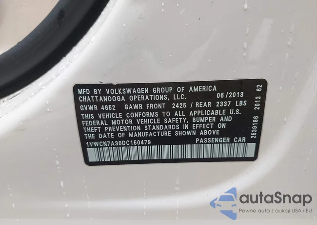 1VWCN7A30DC150479: 41860543