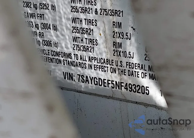 7SAYGDEF5NF493205: 41860645