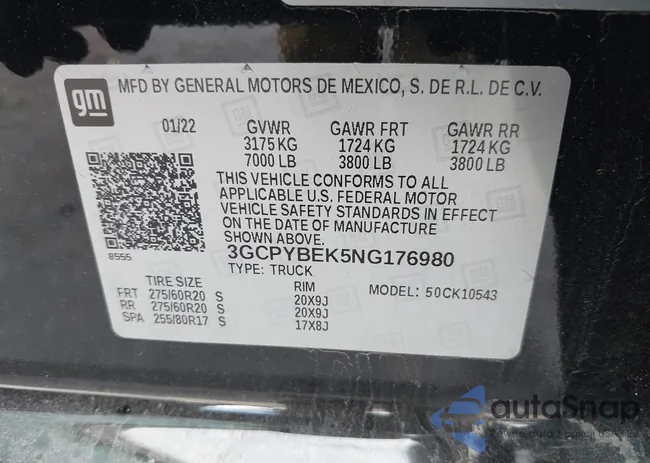 3GCPYBEK5NG176980: 41860805