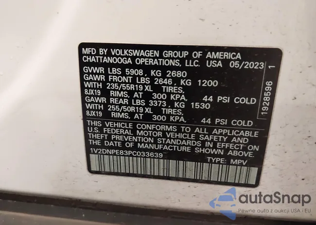 1V2DNPE83PC033639: 41862414