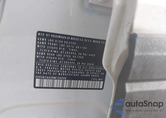 3VV3B7AX3RM120298: 41862454