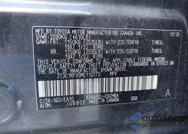 2T3C1RFV5MC110773: 41863406