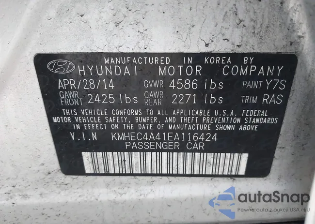 KMHEC4A41EA116424: 41863176