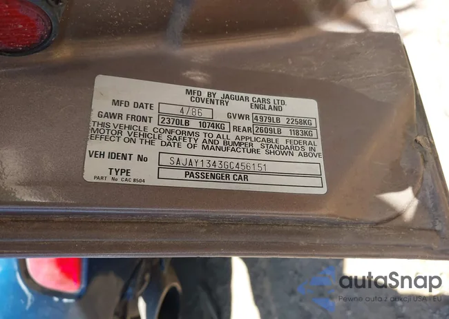 SAJAY1343GC456151: 41865396