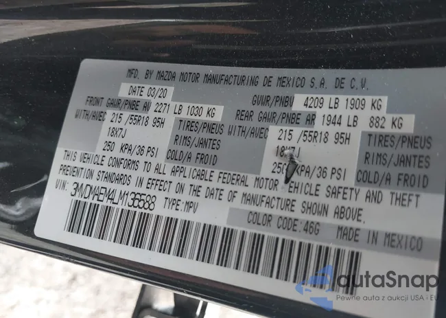 3MVDMAEM4LM136588: 41864844