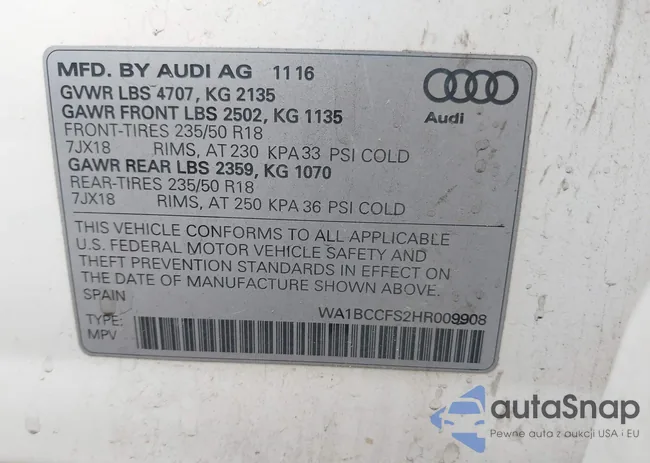 WA1BCCFS2HR009908: 41867249