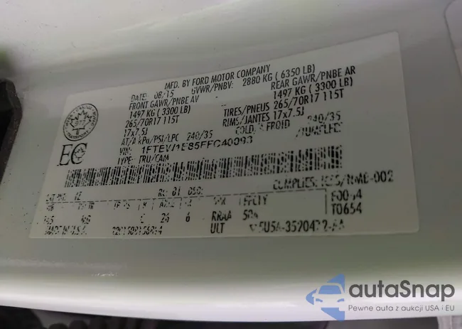 1FTEW1E85FFC40093: 41867052