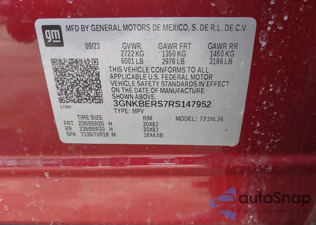 3GNKBERS7RS147952: 41868315