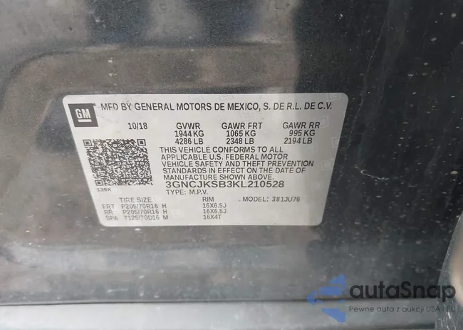 3GNCJKSB3KL210528: 41870401