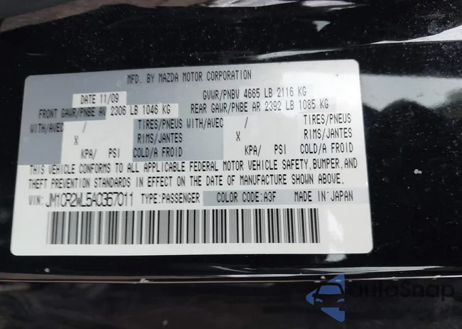 JM1CR2WL5A0367011: 41869996