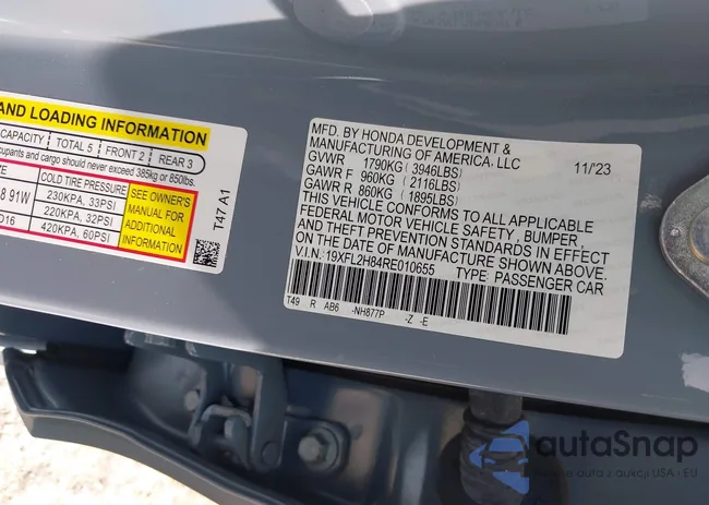 19XFL2H84RE010655: 41875396