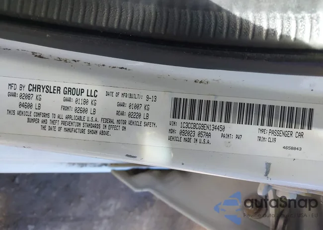 1C3CCBCG9EN134450: 41876687