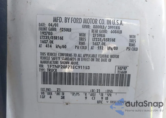 1FTNF20F71EC91153: 41878461