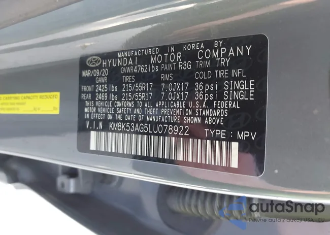 KM8K53AG5LU078922: 41879572