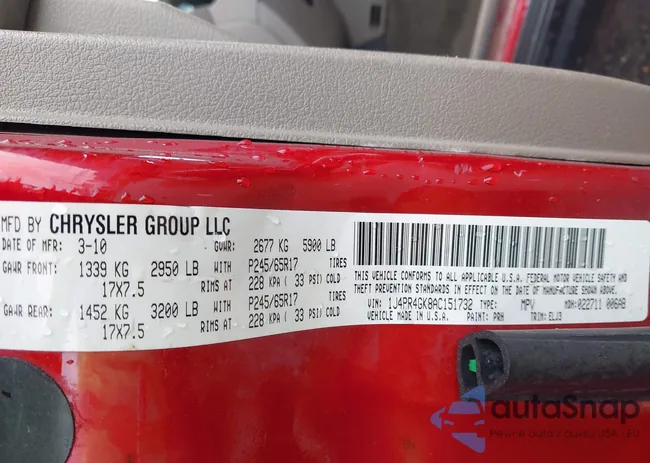 1J4PR4GK8AC151732: 41878952