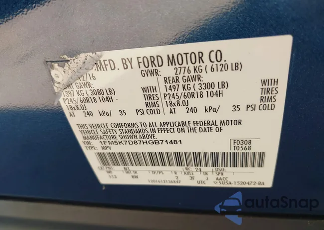 1FM5K7D87HGB71481: 41880648