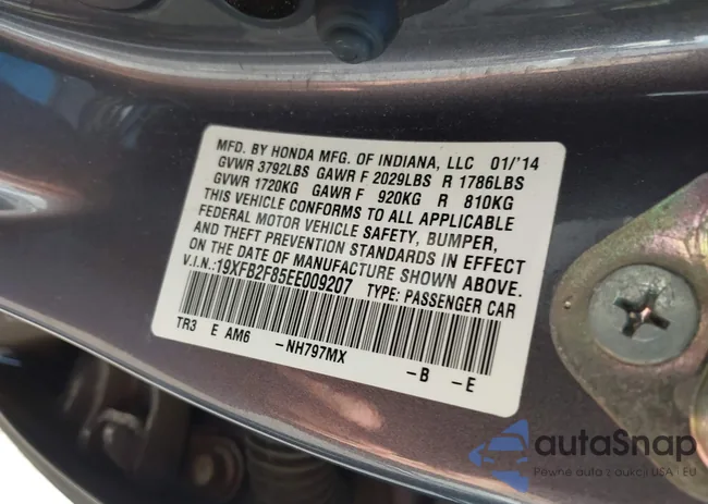 19XFB2F85EE009207: 41879899