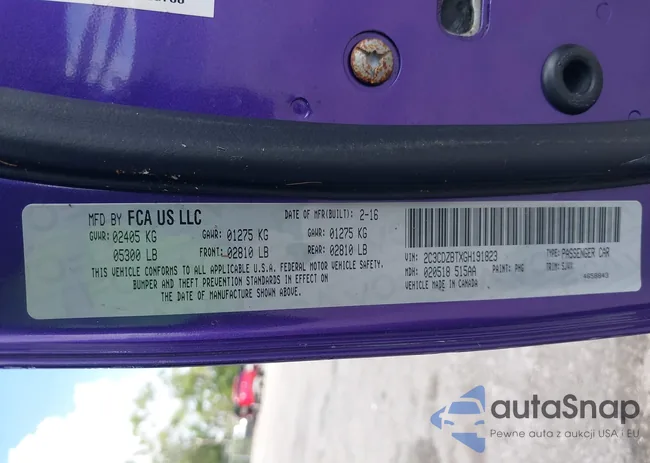 2C3CDZBTXGH191823: 41881157