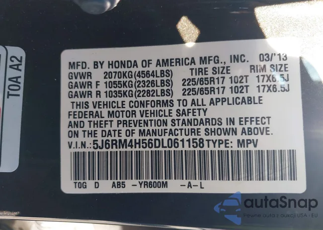 5J6RM4H56DL061158: 41883198