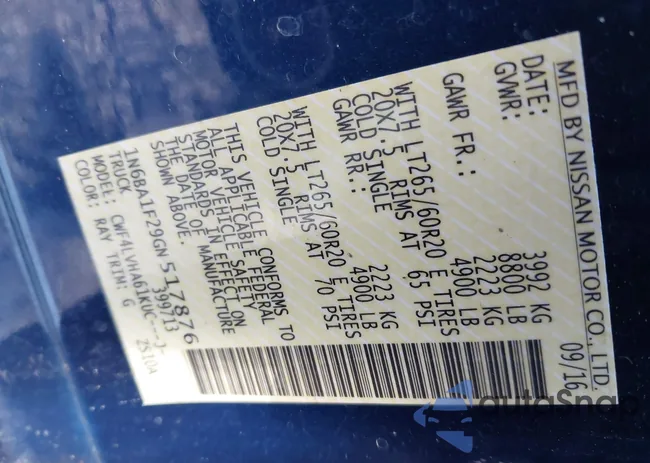 1N6BA1F29GN517876: 41883380