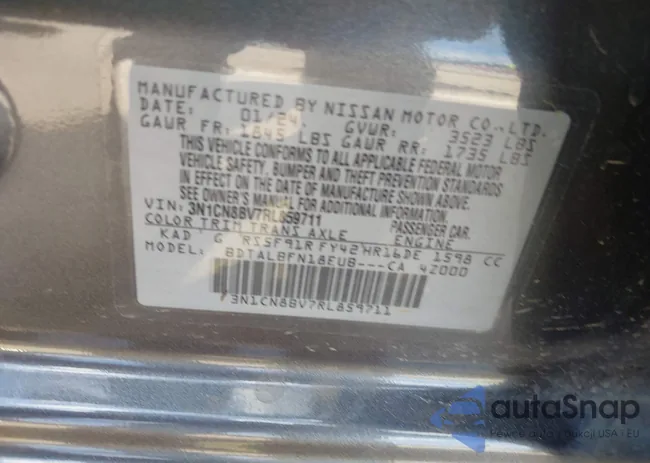 3N1CN8BV7RL859711: 41884351