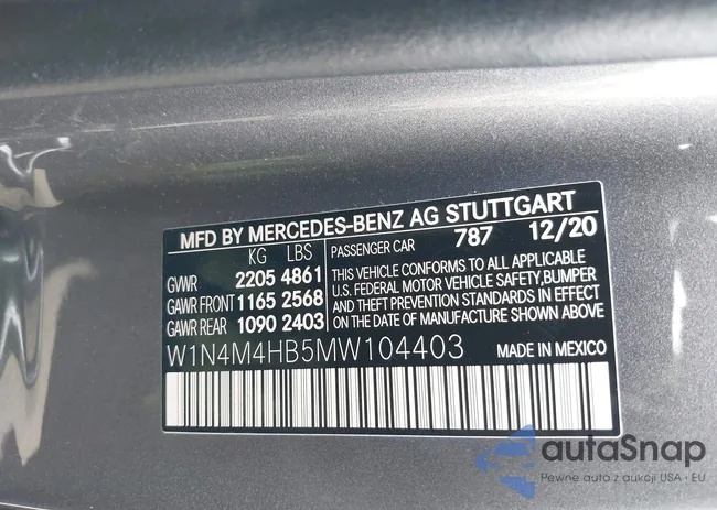 W1N4M4HB5MW104403: 41884647