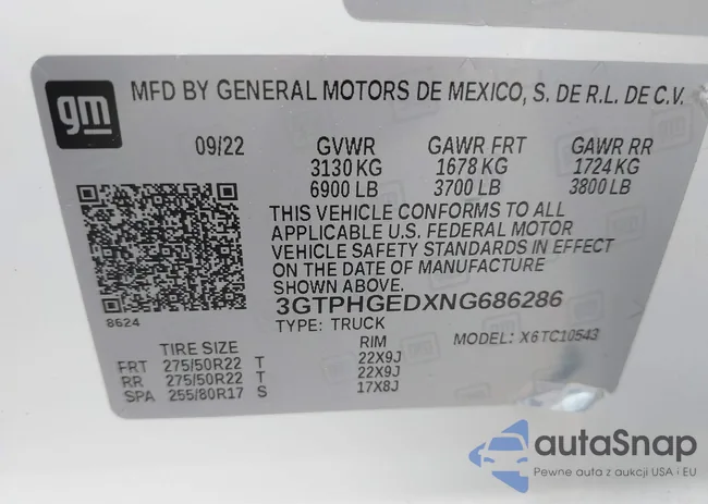 3GTPHGEDXNG686286: 41885645