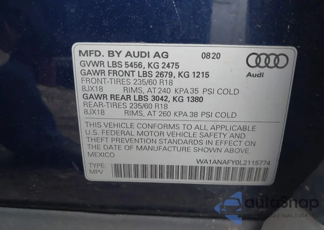 WA1ANAFY0L2115774: 41888672