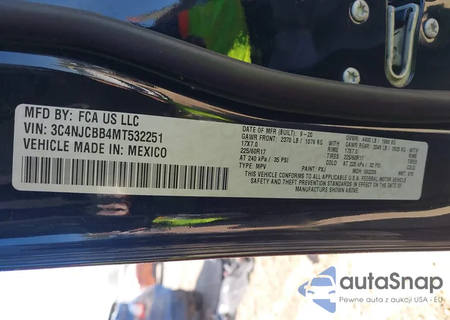 3C4NJCBB4MT532251: 41889321