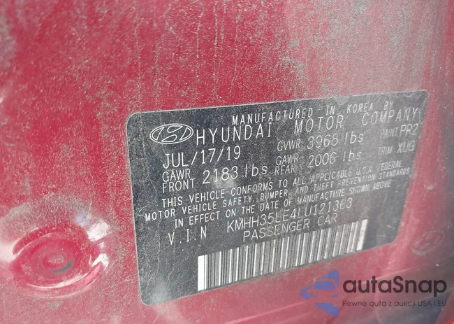 KMHH35LE4LU121363: 41888786