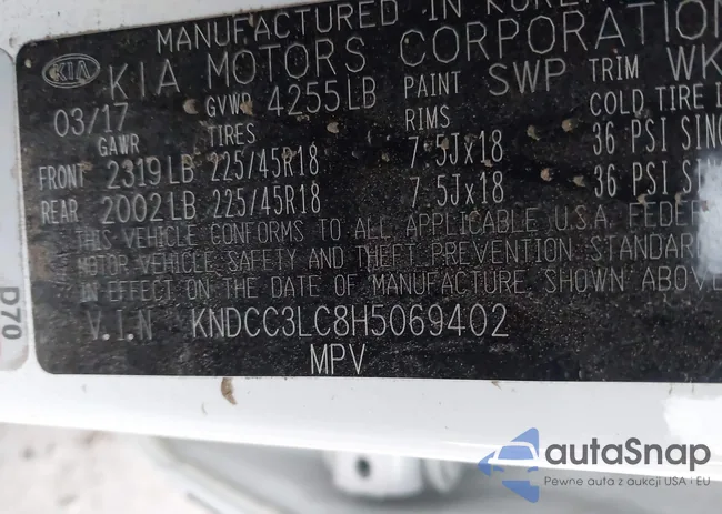 KNDCC3LC8H5069402: 41889142