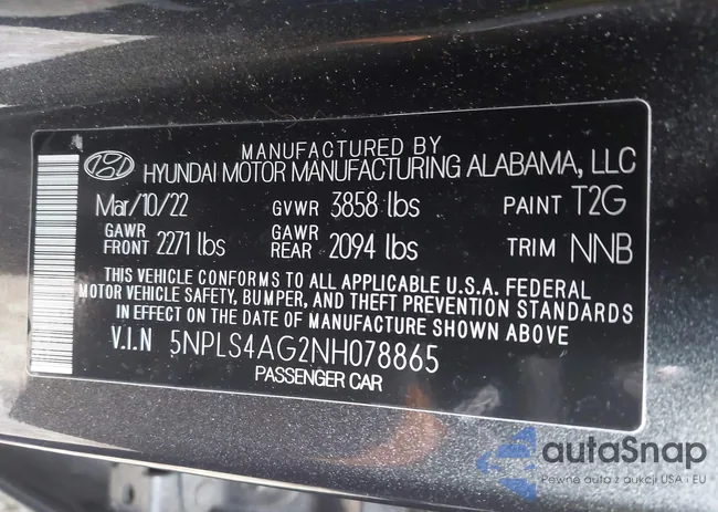 5NPLS4AG2NH078865: 41890298