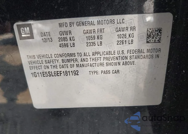 1G11E5SL6EF181192: 41889745