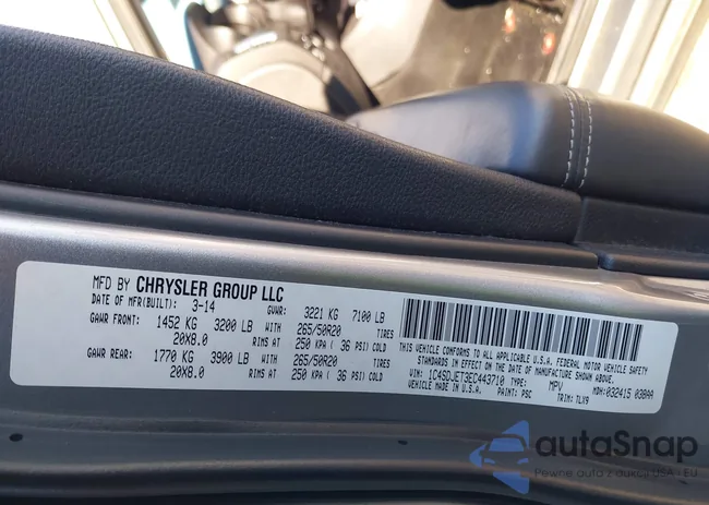 1C4SDJET3EC443710: 41890059