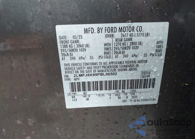 2LMPJ8K99PBL06502: 41891149