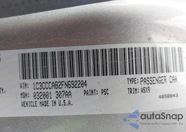 1C3CCCAB2FN692204: 41890780