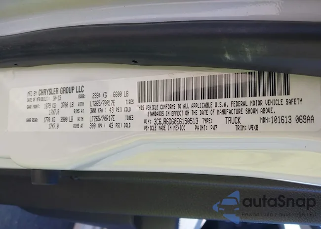 3C6JR6DG0EG150513: 41892448