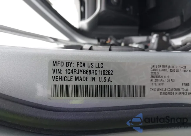 1C4RJYB68RC110262: 41893403