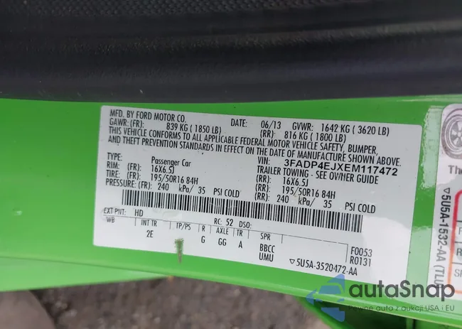 3FADP4EJXEM117472: 41894163