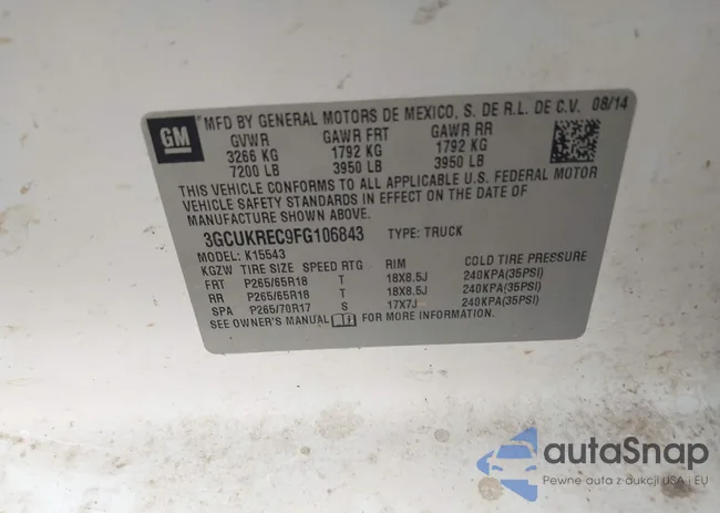 3GCUKREC9FG106843: 41894249