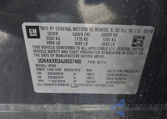 3GNAXXEU4JS627466: 41894539