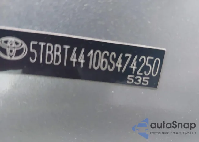 5TBBT44106S474250: 41894036