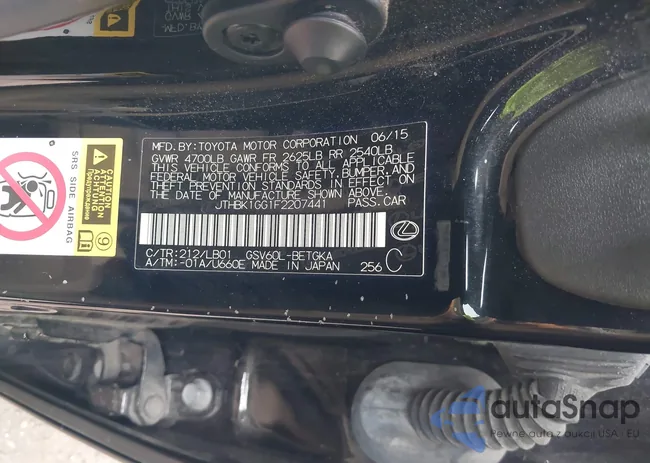 JTHBK1GG1F2207441: 41895423