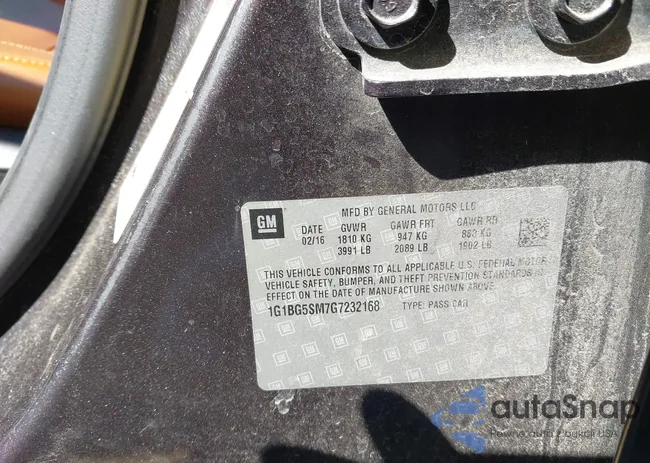 1G1BG5SM7G7232168: 41894788