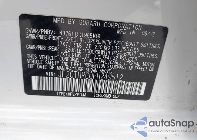 JF2GTHRC0PH249512: 41895956