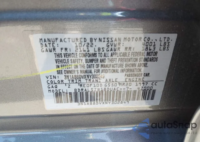 3N1AB8DVXNY302849: 41896037