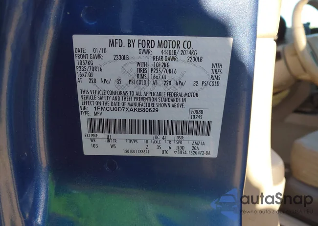 1FMCU0D7XAKB80629: 41897049