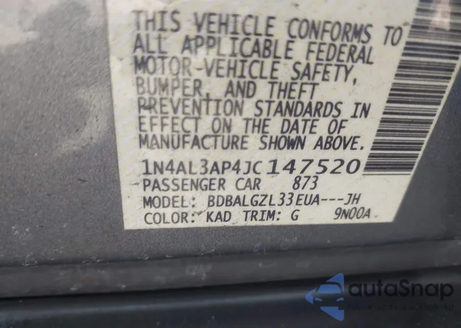 1N4AL3AP4JC147520: 41898196